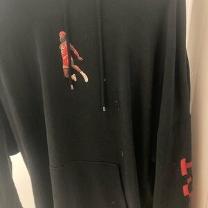 USED Air Jordan Black Hoodie (MJ 88 dunk picture as shown)men’s large